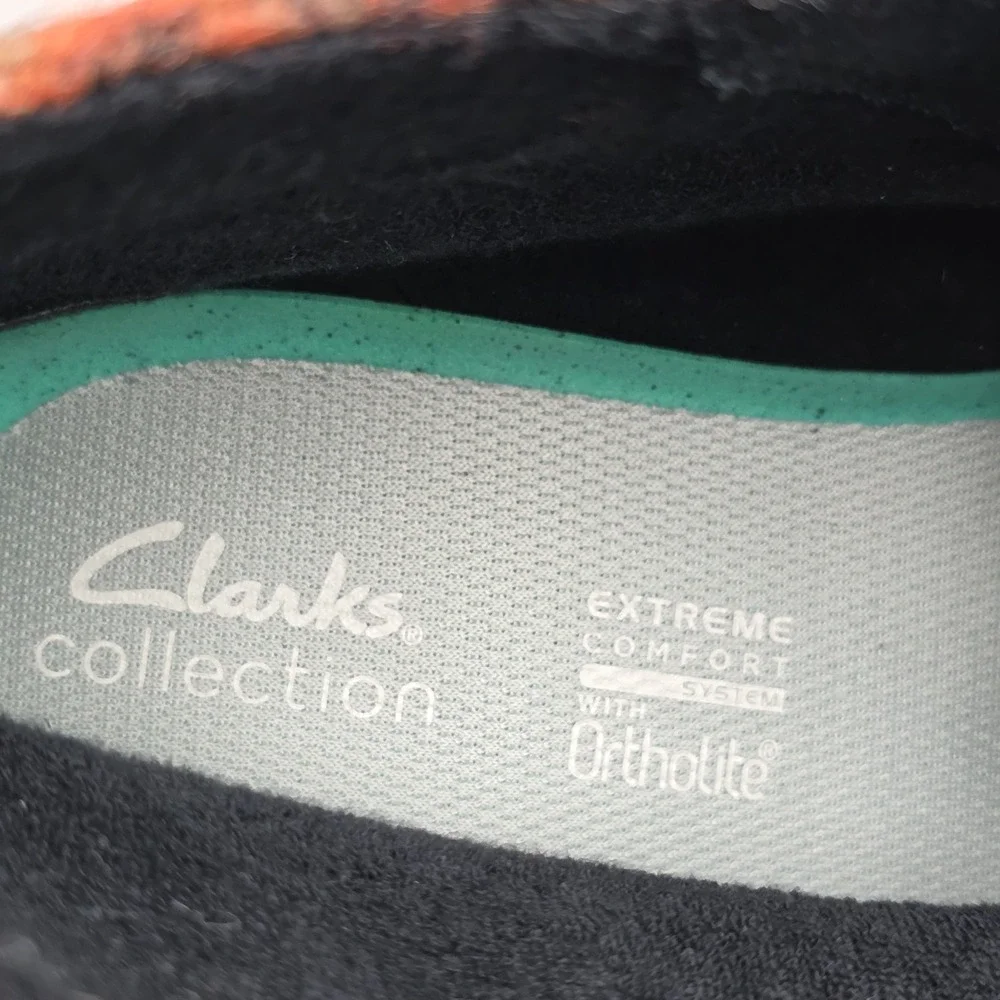 Clarks Bushacre 3 Men's Size 9 Black Suede Chukka Boot Lace-Up Casual Shoes